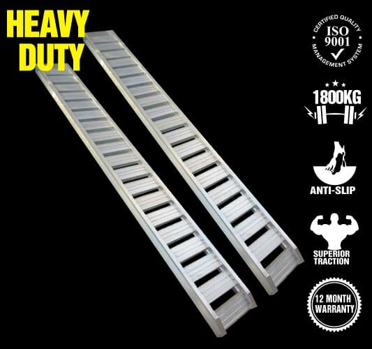 Savannah 1000KG 2.3M Aluminium Loading Ramps (PAIR) Oz Loading Ramps